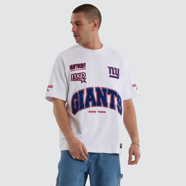 New York Giants NFL Loopback Raptor Tee White