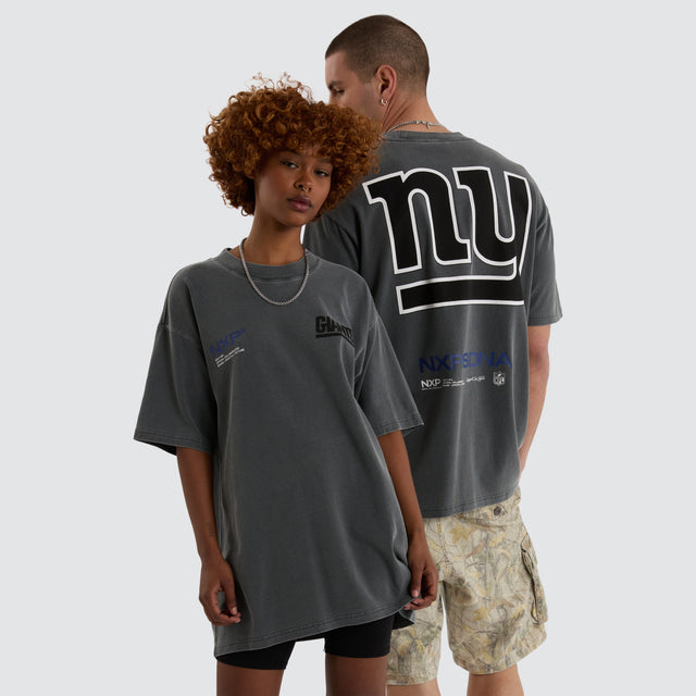 New York Giants NFL Box Fit Tee Pigment Charcoal