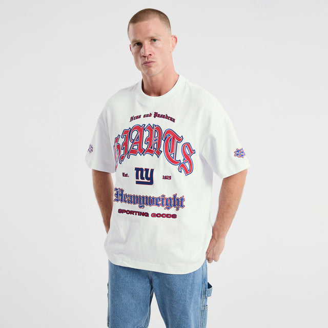 New York Giants Coach Loopback Tee White