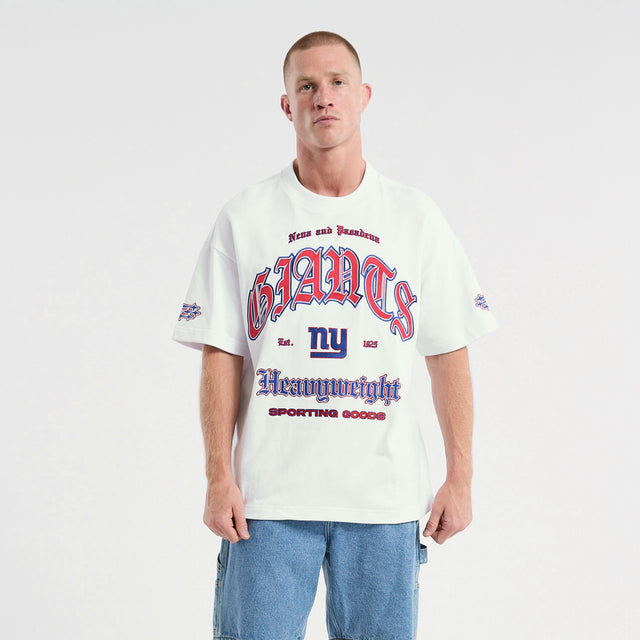 New York Giants Coach Loopback Tee White