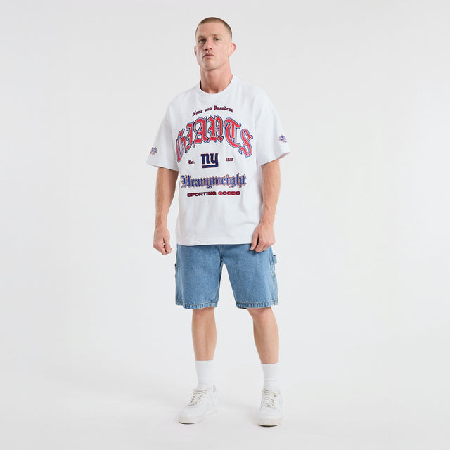 New York Giants Coach Loopback Tee White