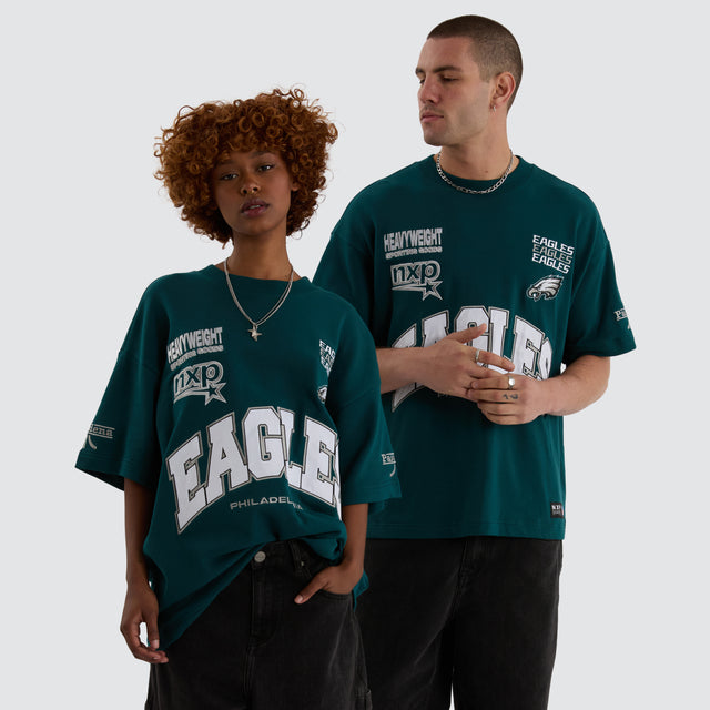 Philadelphia Eagles NFL Loopback Raptor Tee Midnight Green