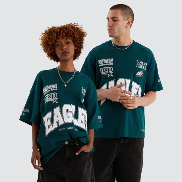 Philadelphia Eagles NFL Loopback Raptor Tee Midnight Green