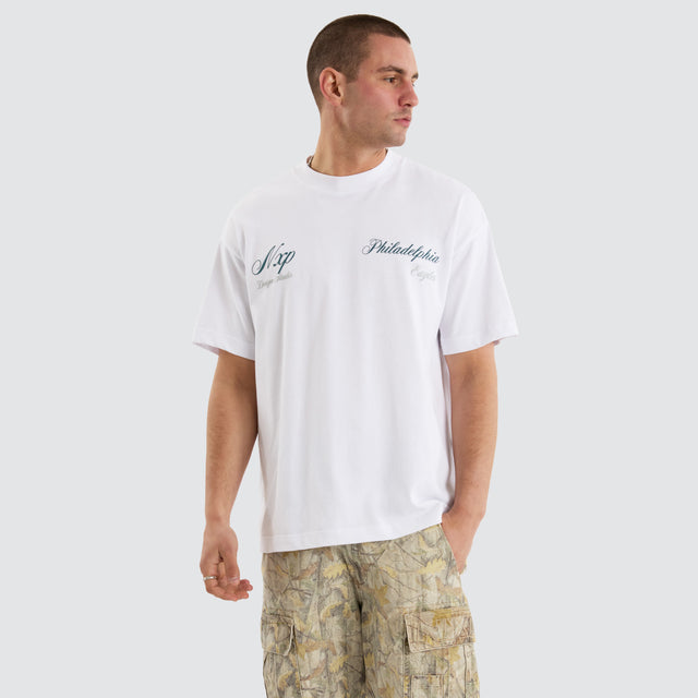 Philadelphia Eagles NFL Raptor Tee White