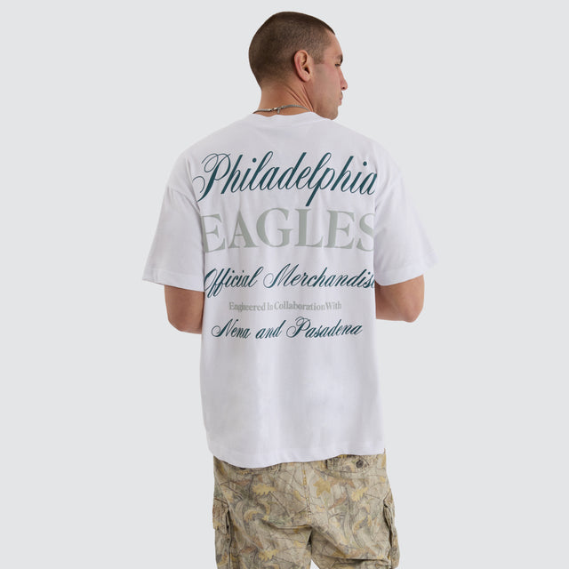 Philadelphia Eagles NFL Raptor Tee White