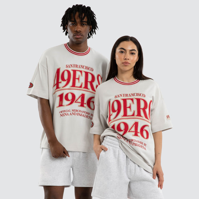 San Francisco 49ers Game Tee Glacier Grey