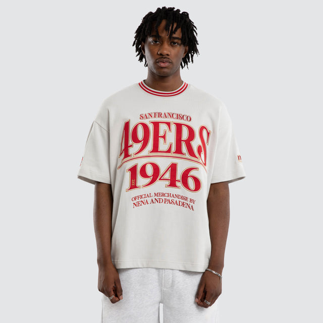 San Francisco 49ers Game Tee Glacier Grey