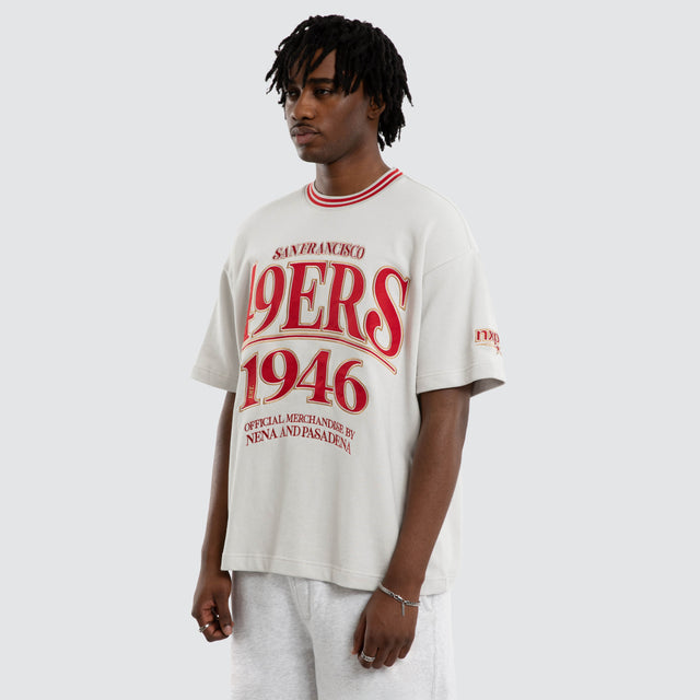 San Francisco 49ers Game Tee Glacier Grey