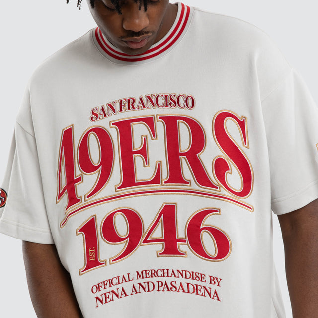 San Francisco 49ers Game Tee Glacier Grey