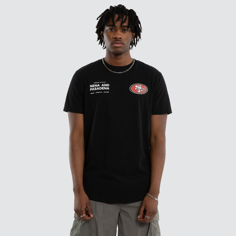 Nena & Pasadena SF-49ers Surround Tee Glacier Grey