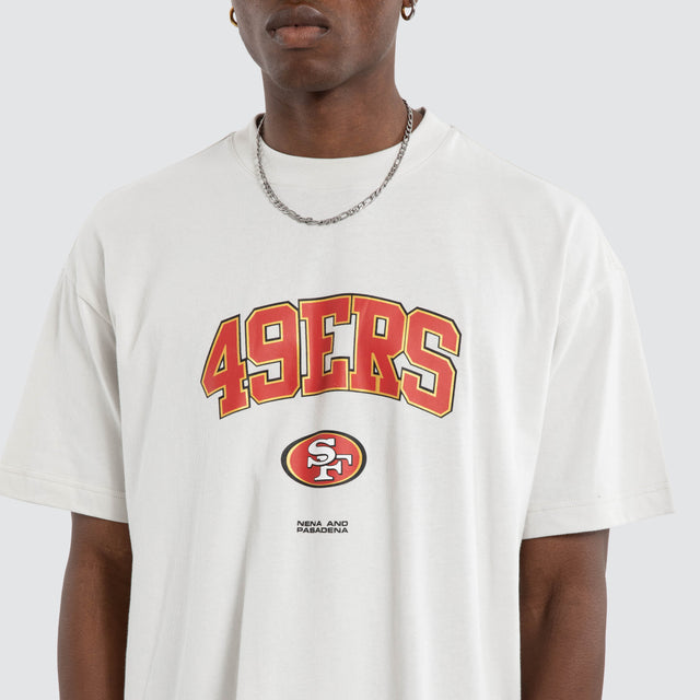San Francisco 49ers Athletic Tee Glacier Grey