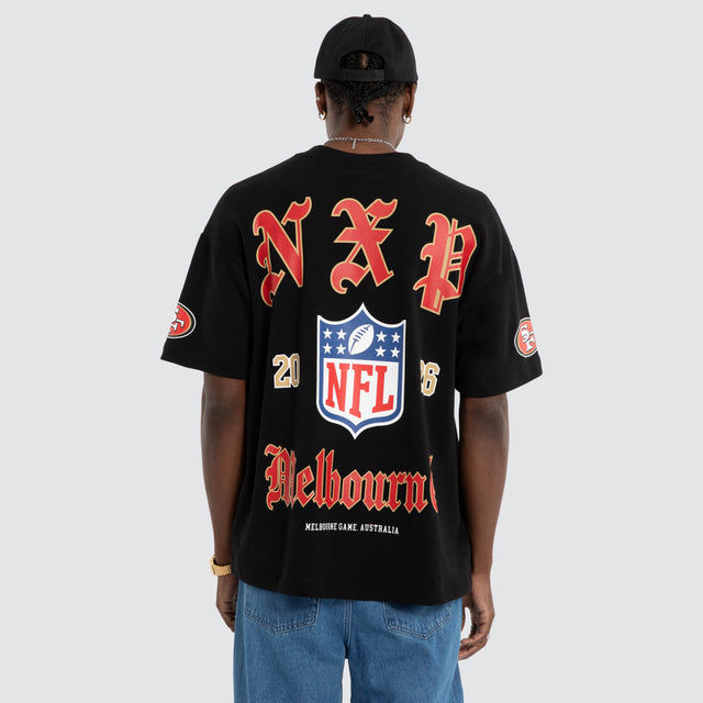 San Francisco 49ers Melbourne City Loopback Raptor Tee Jet Black