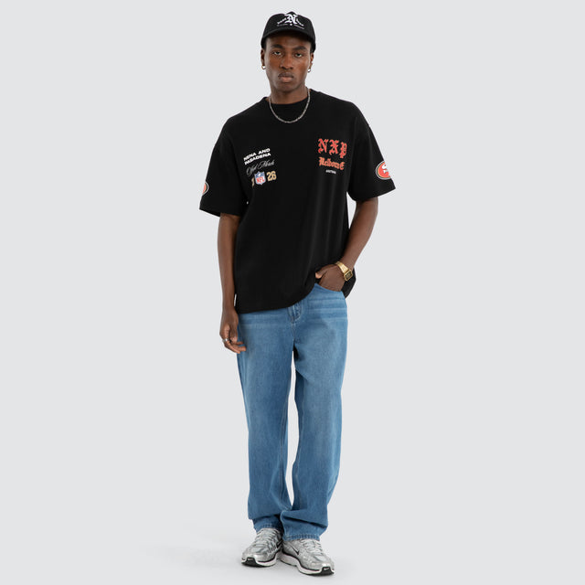 San Francisco 49ers Melbourne City Loopback Raptor Tee Jet Black