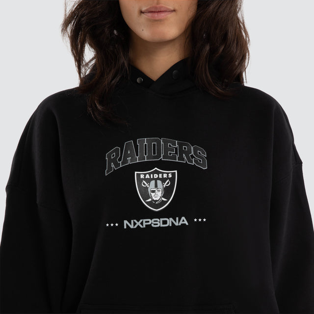 Raiders Relaxed Hoodie Jet Black