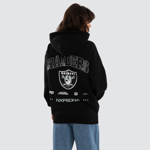 Raiders Relaxed Hoodie Jet Black