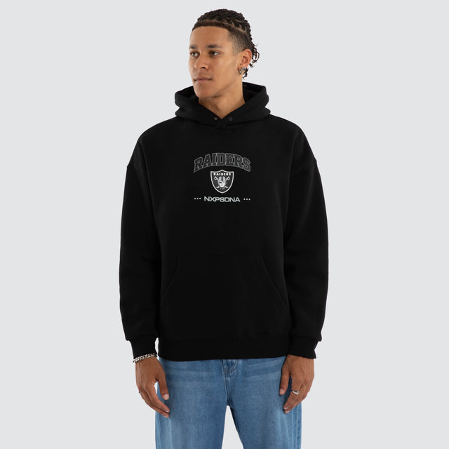 Raiders Relaxed Hoodie Jet Black