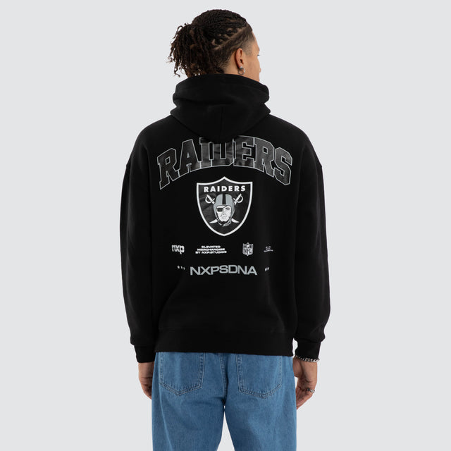 Raiders Relaxed Hoodie Jet Black