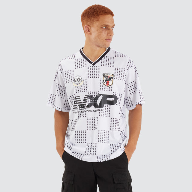 Division Football Jersey Black/White Check