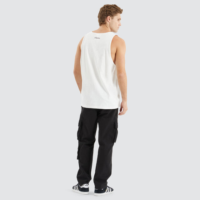 Asheville Relaxed Singlet Natural White