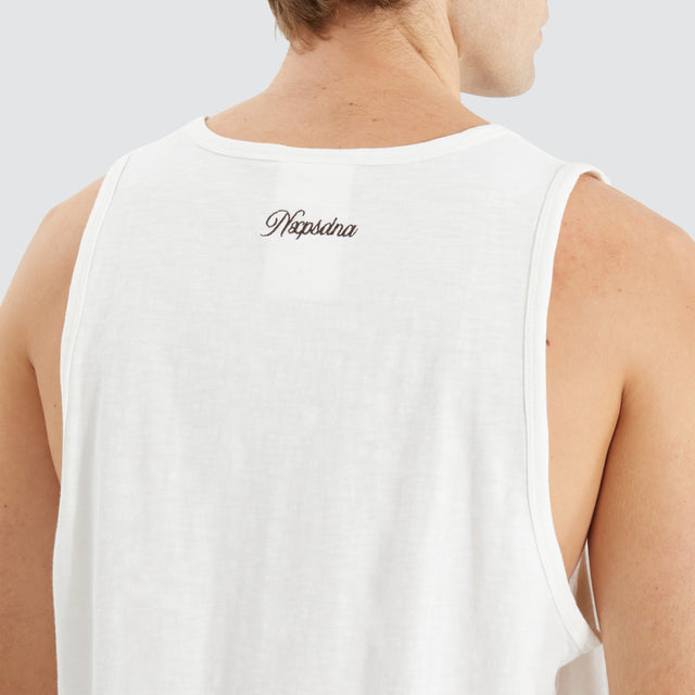 Asheville Relaxed Singlet Natural White