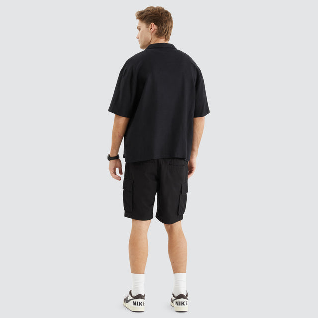 Limited Oversized Dress Shirt Jet Black