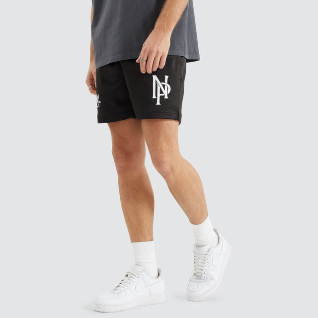 Trigger Mesh Shorts Jet Black