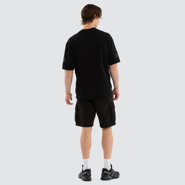 Bounty Loopback Oversized Tee Jet Black