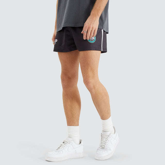 Trophy Football Short Jet Black