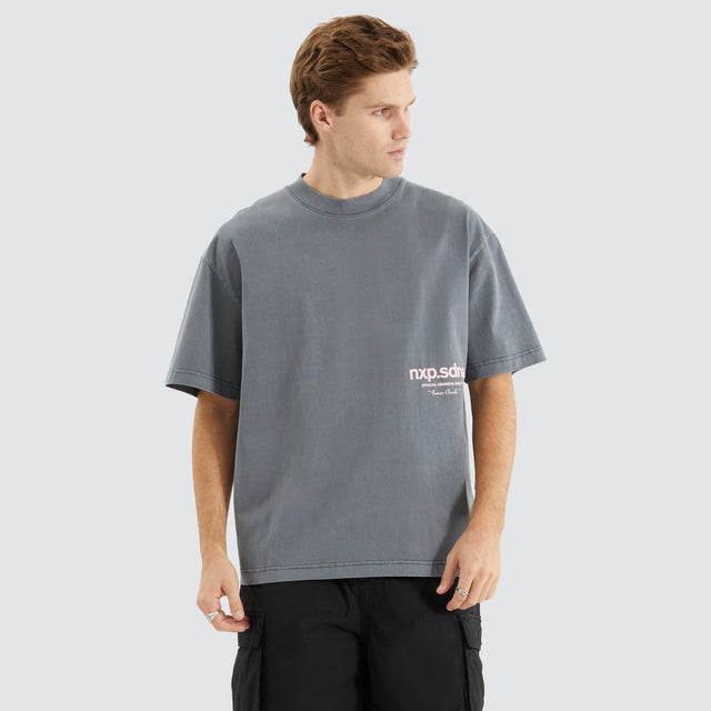 Contagent Street Tee Pigment Charcoal Grey