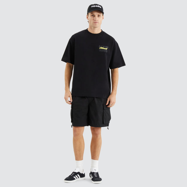 Demand Street Tee Jet Black