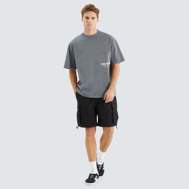 Contagent Street Tee Pigment Charcoal Grey