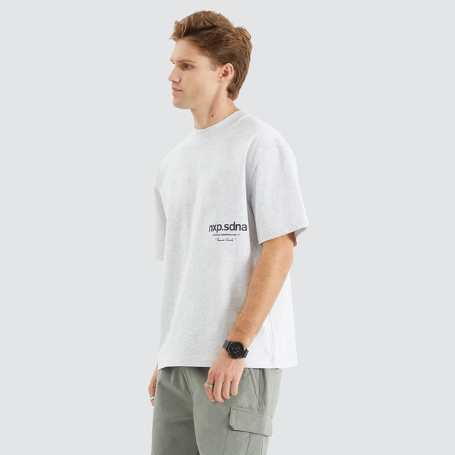 Contagent Street Tee Snow Marle