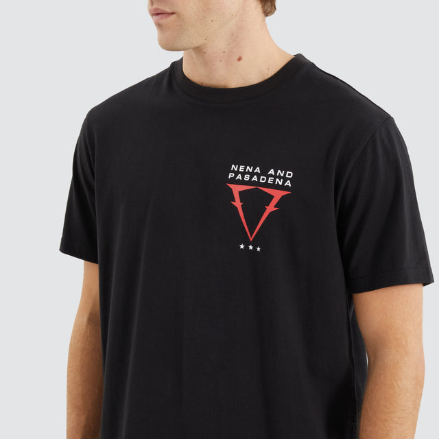 Data Dual Curved Tee Jet Black