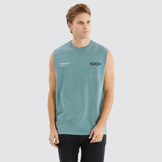 Delta Time Relaxed Muscle Tee Pigment Trooper