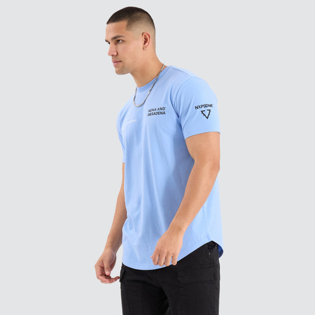 Chilvary Dual Curved Tee Vista Blue