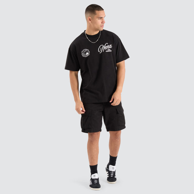 Control Raptor Tee Jet Black