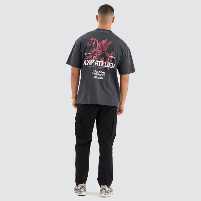 Heritage Raptor Tee Pigment Black