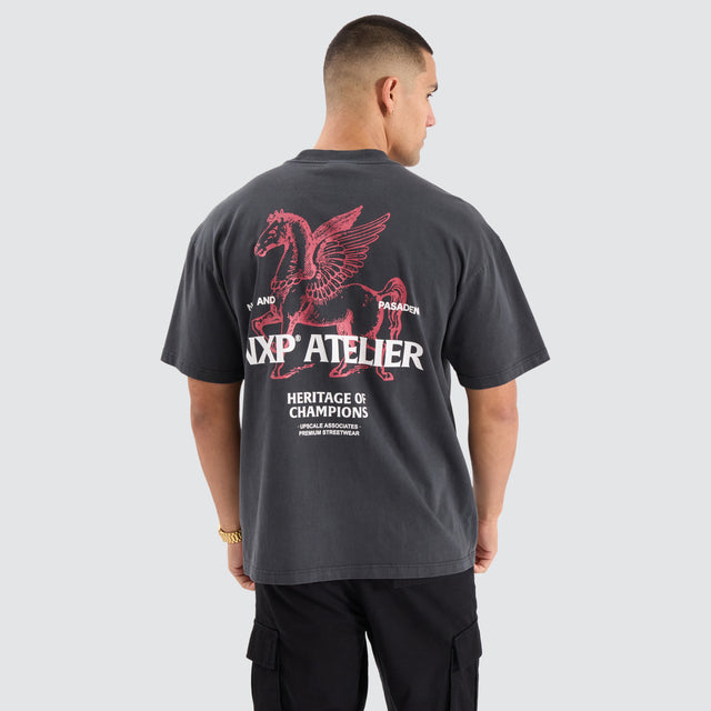 Heritage Raptor Tee Pigment Black