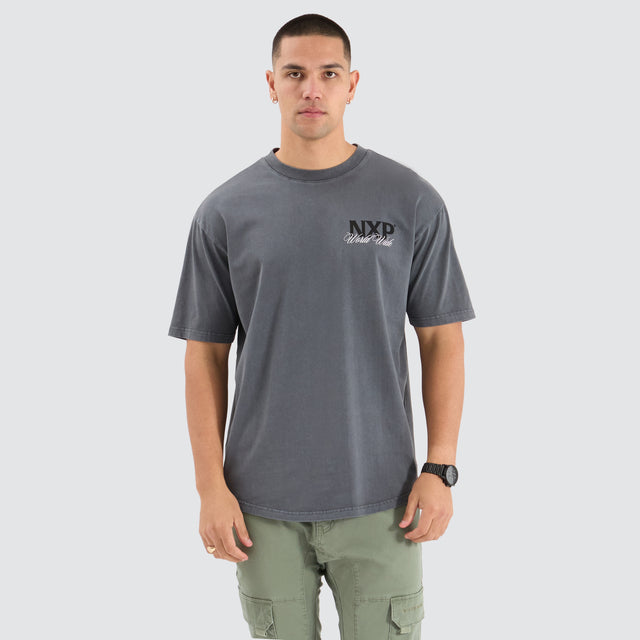 Mirage Box Fit Tee Pigment Charcoal