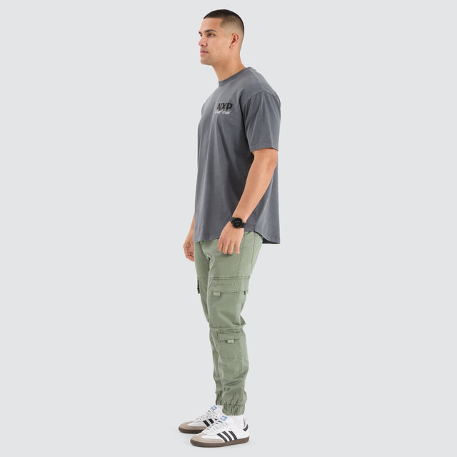 Mirage Box Fit Tee Pigment Charcoal