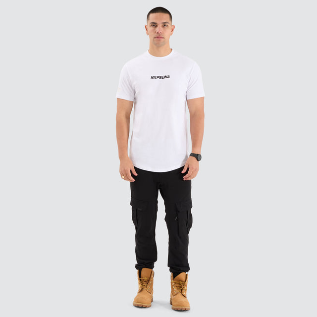 Anlantic Dual Curved Tee Optical White