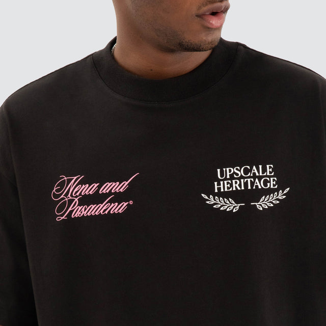Gentlemen Raptor Tee Jet Black
