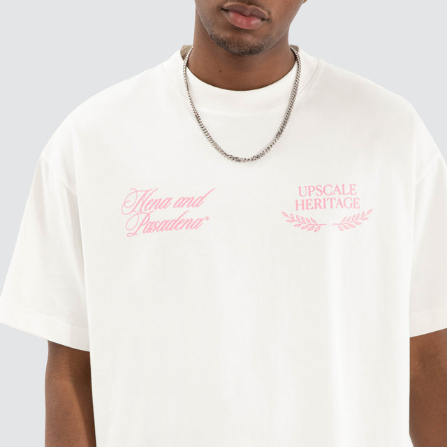 Gentlemen Raptor Tee Natural White