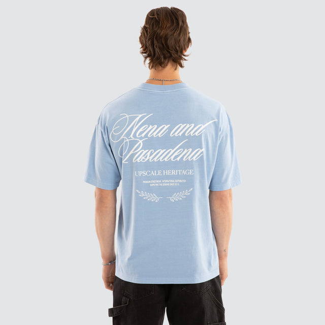 Gentlemen Raptor Tee Pigment Blue Bell