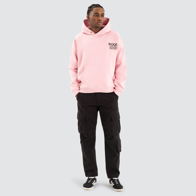 Demand Box Fit Hoodie Orchid Pink
