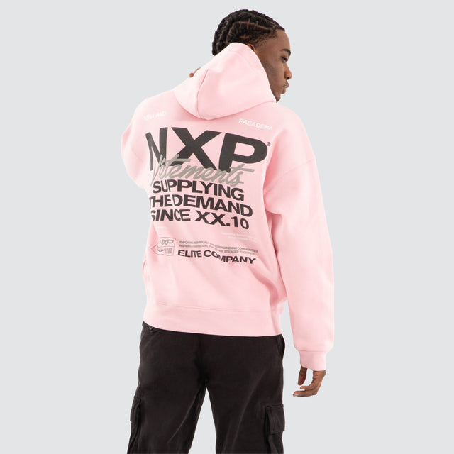 Demand Box Fit Hoodie Orchid Pink