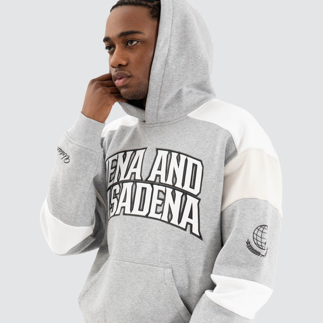 Conquer Relaxed Hoodie Grey Marle
