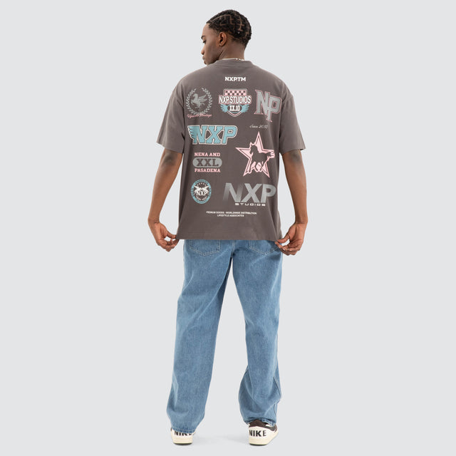 Main Raptor Tee Asphalt Grey