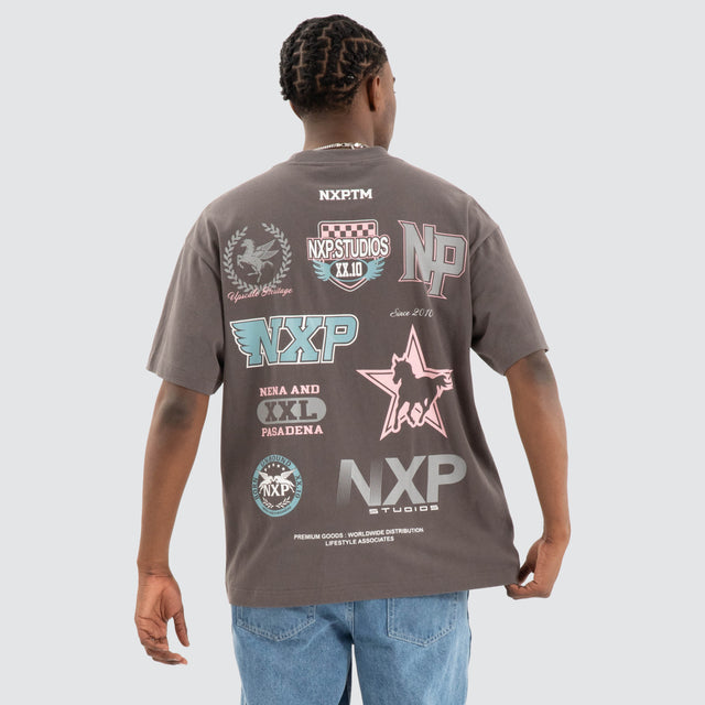 Main Raptor Tee Asphalt Grey