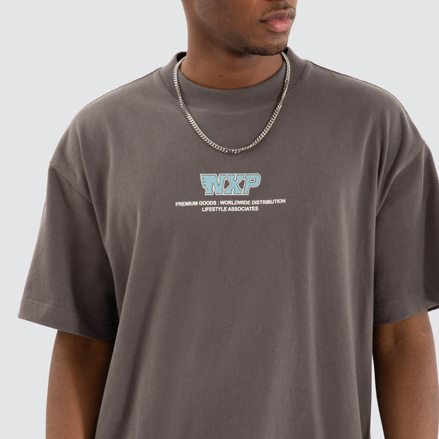 Main Raptor Tee Asphalt Grey